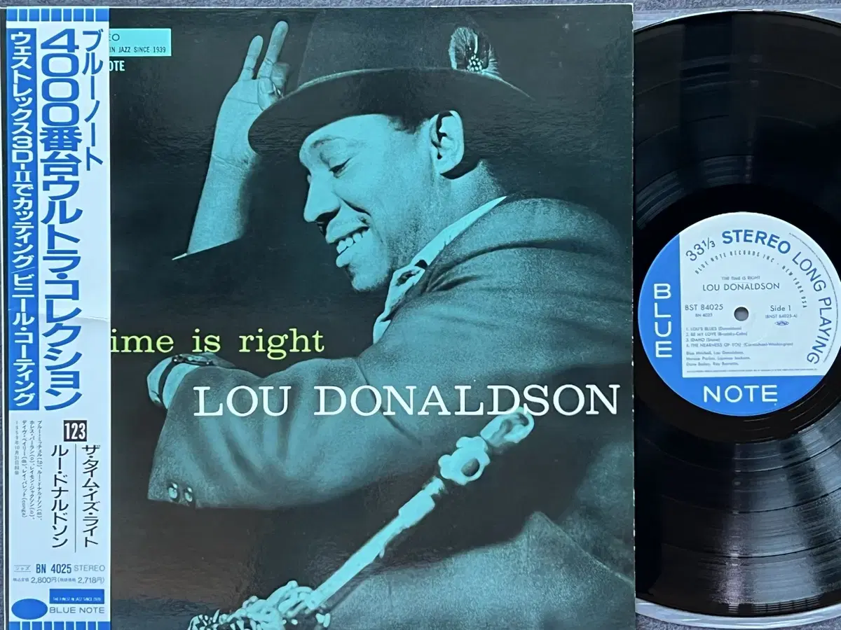 洋楽 LOU DONALDSON THE TIME IS RIGHT Lou Donaldson The Time Is Right 180g 45rpm 2LP
